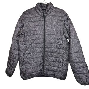 Quiksilver Men's Gray Heather Warm Winter Puffer Coat Size L